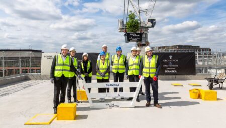 World-class Mayfair workspaces top out at South Molton